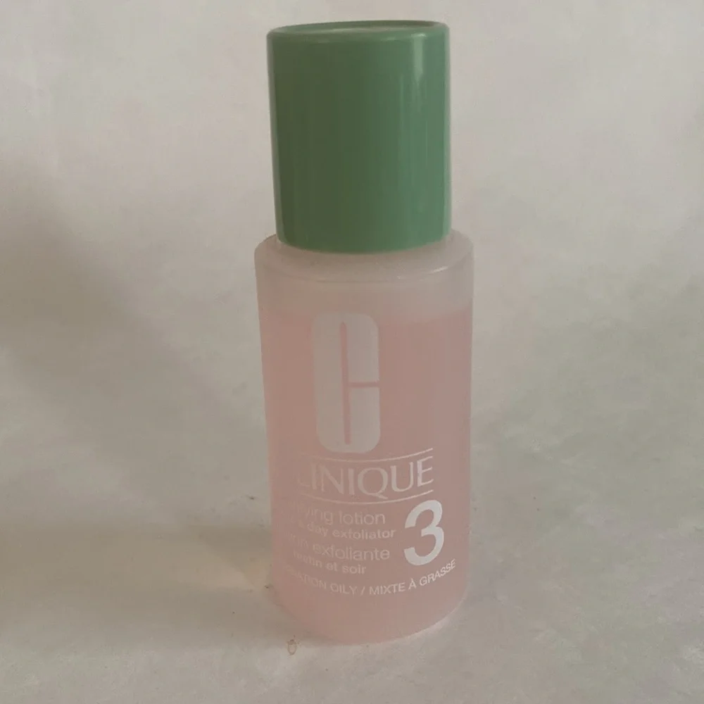 CLINIQUE Clarifying Lotion 3 Twice a Day Exfoliant Combination Oily 1oz NWOT